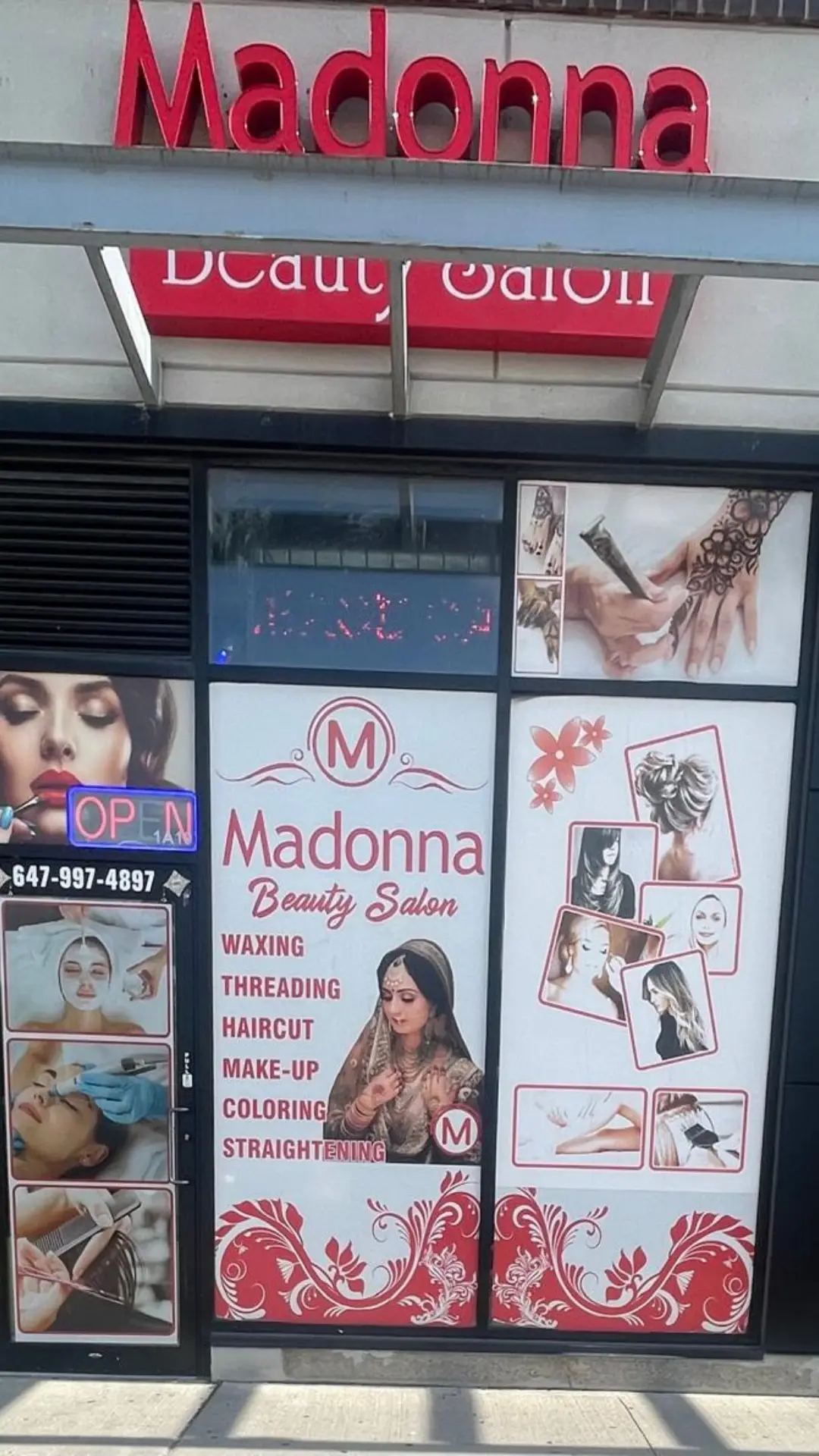 Madonna Beauty Salon Exterior